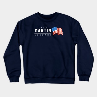 Lake Martin USA - light text Crewneck Sweatshirt